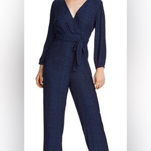 Black Leopard Jumpsuit Size 6